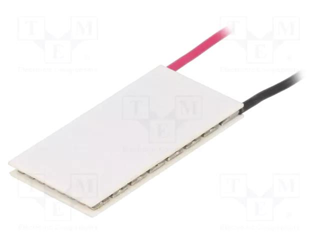 Module: Peltier; 7.5V; 12A; 20x40x3.1mm; 65W; Al2O3; 16AWG; 63°C STONECOLD PM-40X40-65