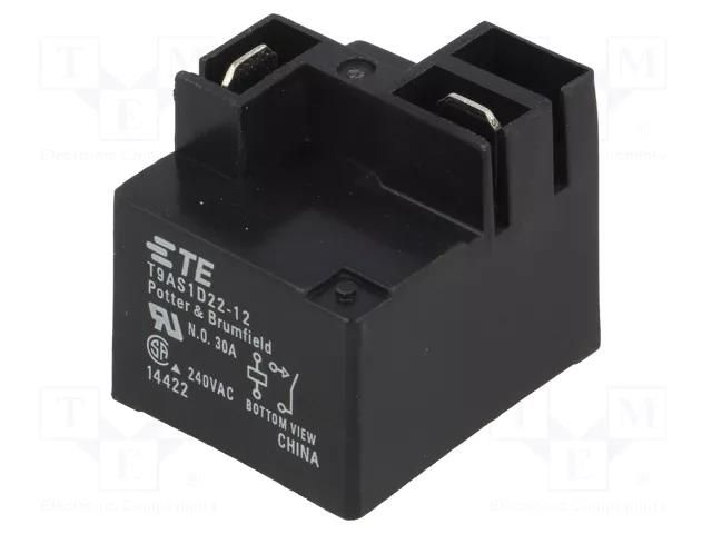 Relay: electromagnetic; SPST-NO; Ucoil: 12VDC; 30A; max.277VAC TE Connectivity T9AS1D22-12