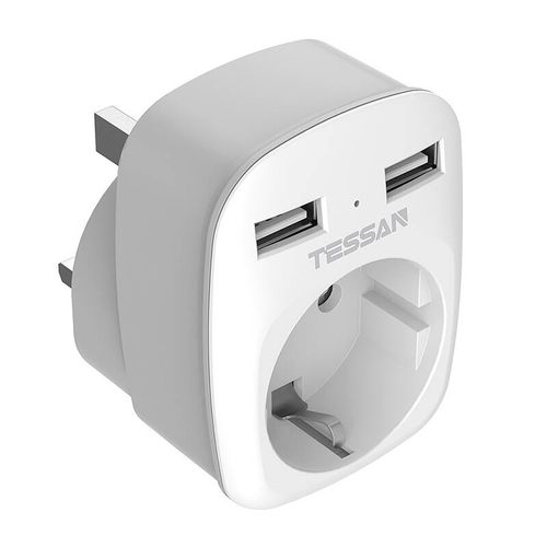 TS-611-UK travel adapter, Tessan TS-611-UK