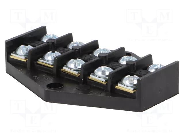 Connector: terminal block; 16A; 450V; screw terminal; black PLASTROL SI-ZPT5-2.5
