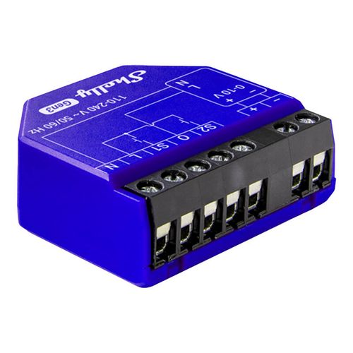 Shelly Pro Dimmer 0/1-10V PM Lighting Controller, WiFi/Bluetooth, Shelly ProDim0/1-10VPM