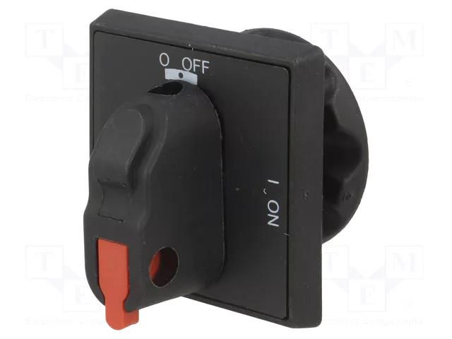 Knob; OT; black; 48mm ABB OHBS3AH