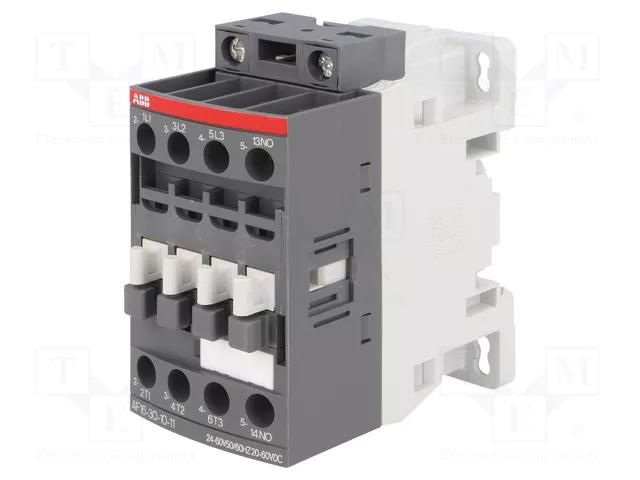 Contactor: 3-pole; NO x3; Auxiliary contacts: NO; 16A; AF; -25÷60°C ABB AF16-30-10-11