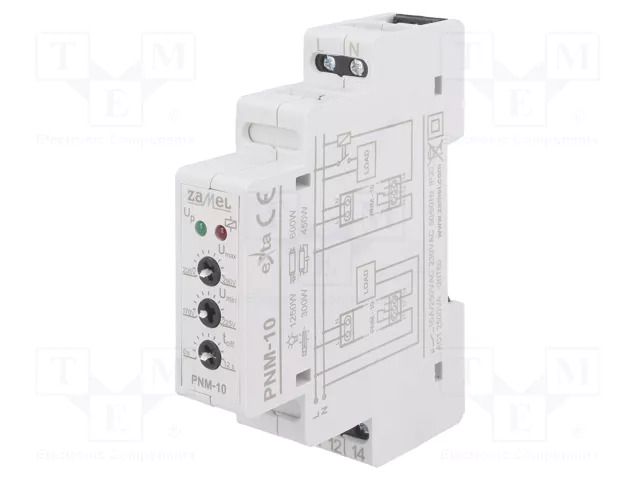 Voltage monitoring relay; undervoltage,overvoltage; 230VAC ZAMEL PNM-10