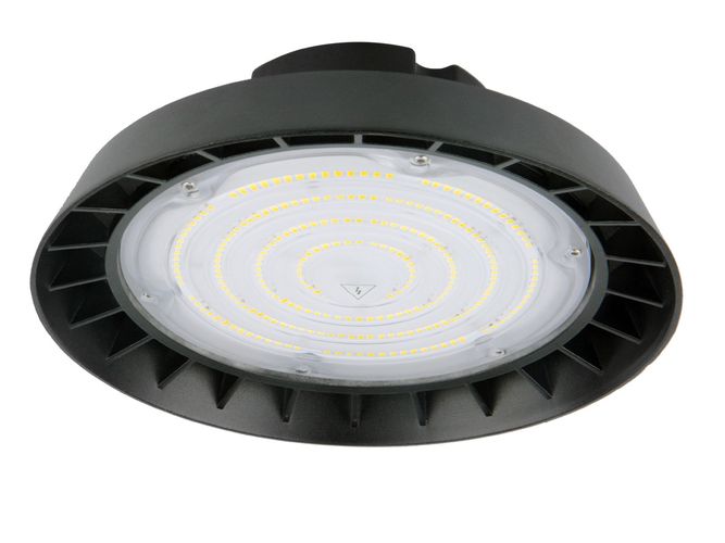 High bay luminaire PHANTOM UFO 230V AC, 200W, 180lm/W,  4000K, 36000lm, 1-10V contoll, IP65, IK08, black, LED line PRIME 479396 5907777479396