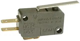MICROSWITCH,STRAIGHT LEVER,SPDT,277V,15A V7-1C18E9-022