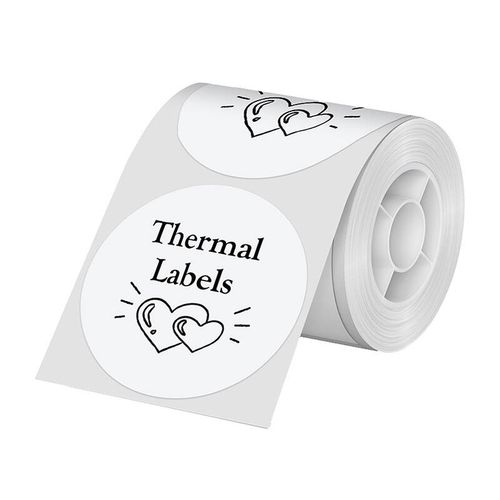 Nelko thermal label for PM220 label printer (white, 50*50 mm), Nelko Two 50*50W