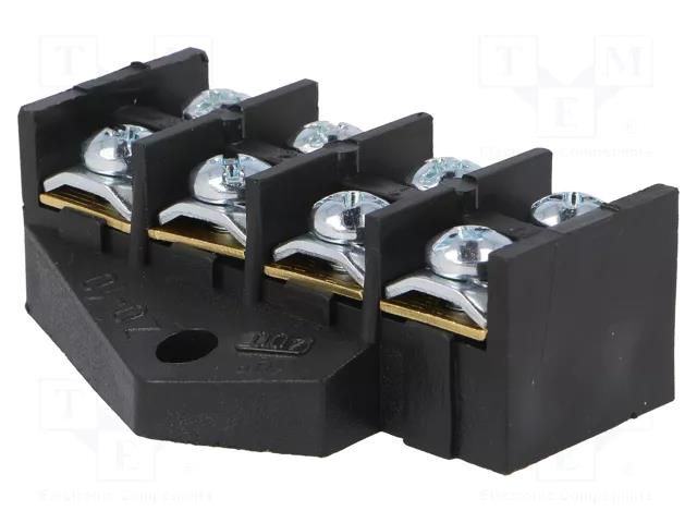 Connector: terminal block; 380V; screw terminal; Contacts: brass PLASTROL SI-ZPT4-10.0