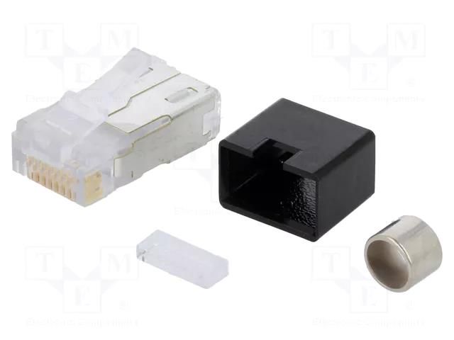 Connector: RJ45; plug; PIN: 8; shielded; 8p8c; for cable BEL FUSE 940-SP-360808-A161