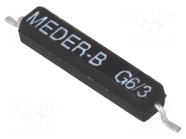 Reed switch; Pswitch: 10W; Contacts: SPST-NO; 500mA; max.200V MEDER MK16B2