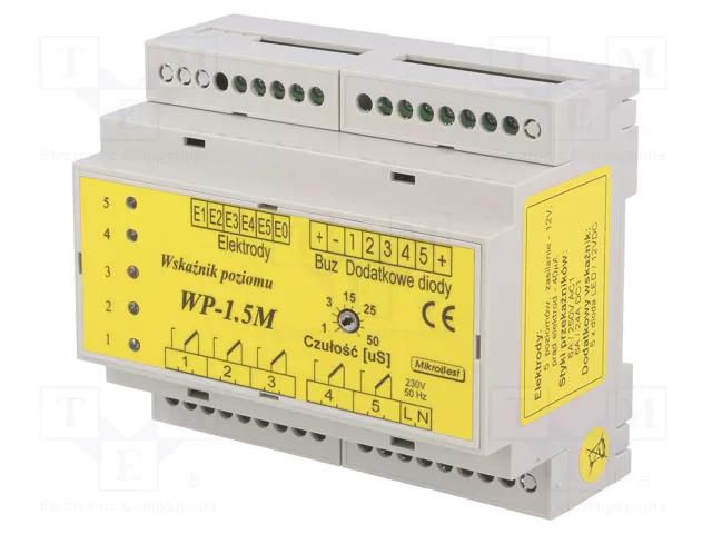 Level monitoring relay; conductive fluid level; 230VAC; relay MIKROBEST WP-1.5M