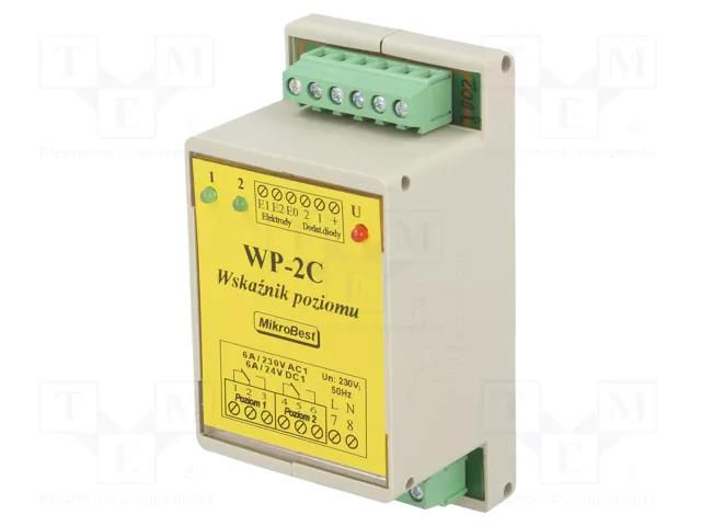 Level monitoring relay; conductive fluid level; 230VAC; relay MIKROBEST WP-2C