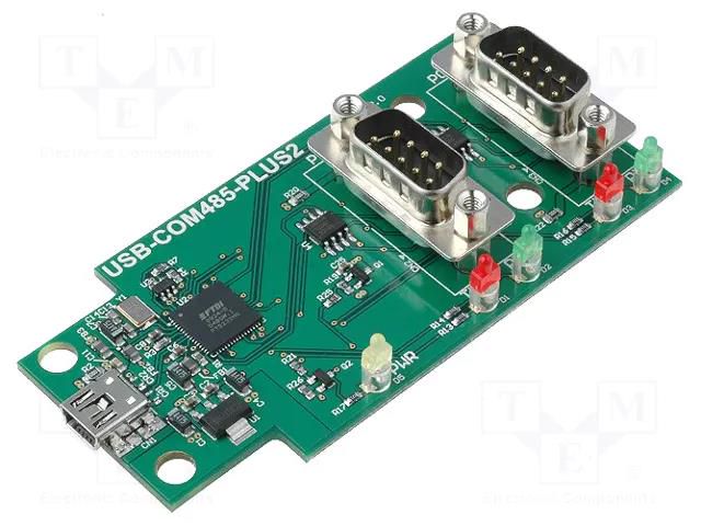 Module: USB; RS485,USB; LED status indicator; -40÷85°C; 10Mbps FTDI USB-COM485-PL-2