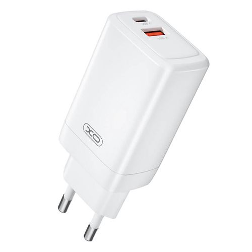 Wall charger XO CE17, 65W, 1x USB-C, 1x USB-A, XO CE17