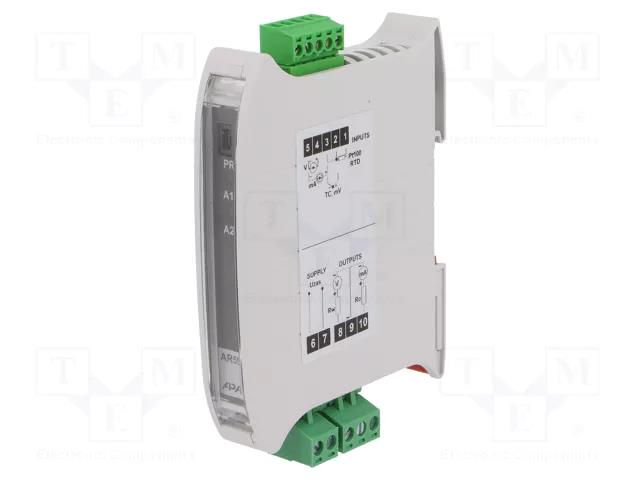 Converter: temperature; 18÷50VDC; 13÷35VAC; Features: 1 channel APAR AR593