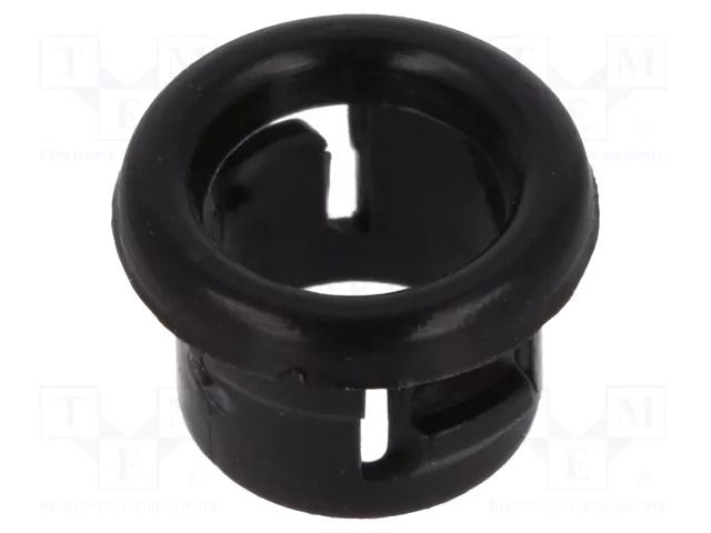 Grommet; Ømount.hole: 7.1mm; Øhole: 5.8mm; black KSS WIRING SB-7S