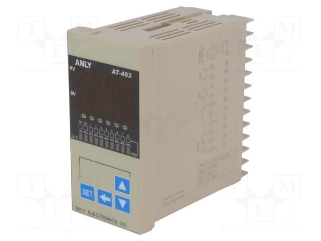 Module: regulator; temperature; SPST-NO; OUT 2: 4÷20mA; on panel ANLY ELECTRONICS AT403-1141000