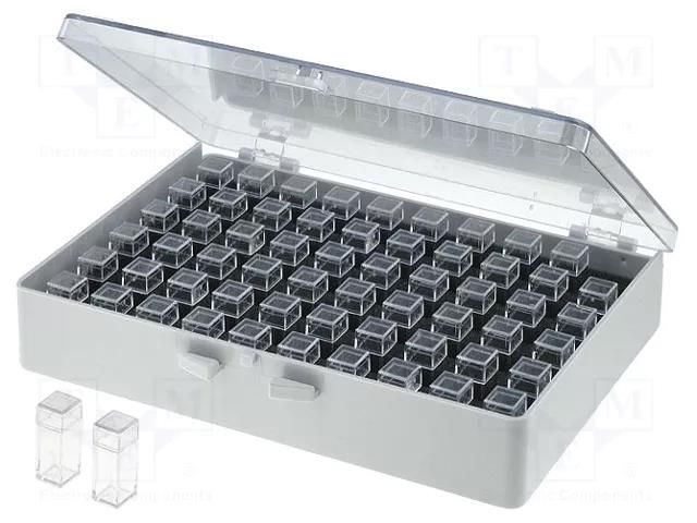 Set with containers; with boxes; Container size: 6x6x19mm LICEFA V11-3