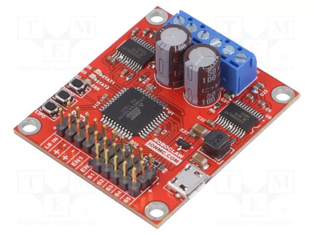 DC-motor driver; PWM,RC,TTL,USB micro; 7.5A; 6÷34V; Ch: 2; 43x48mm POLOLU POLOLU-3284