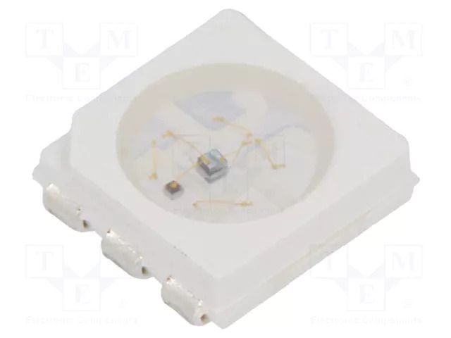 LED; yellow; blinking; 150÷330mcd; 120°; 3÷5VDC; 20mA; 5x5x1.5mm OPTOSUPPLY OSY5RSS4C1A