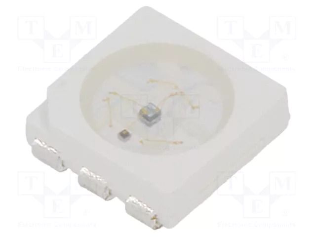 LED; red; blinking; 150÷330mcd; 120°; 3÷5VDC; 20mA; 5x5x1.5mm OPTOSUPPLY OSR5RSS4C1A