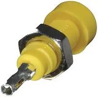TIP JACK, 5700V, 10A, YELLOW 105-0807-001