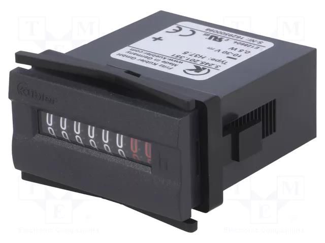 Counter: electromechanical; working time; mechanical indicator KÜBLER 3.245.201.351