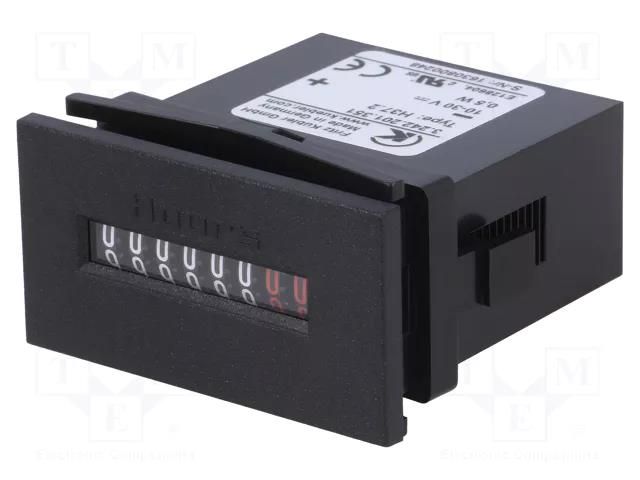 Counter: electromechanical; working time; mechanical indicator KÜBLER 3.242.201.351