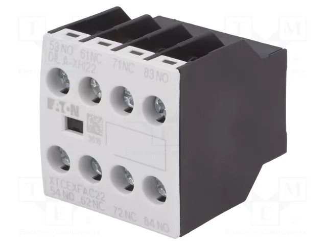 Auxiliary contacts; Leads: screw terminals; front EATON ELECTRIC DILA-XHI22