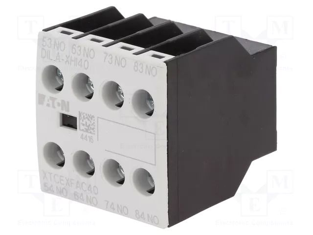 Auxiliary contacts; Leads: screw terminals; front EATON ELECTRIC DILA-XHI40