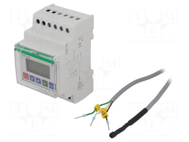 Module: regulator; temperature; relay,SPDT; CRT; 16A; 230VAC; 1.5VA F&F CRT-04