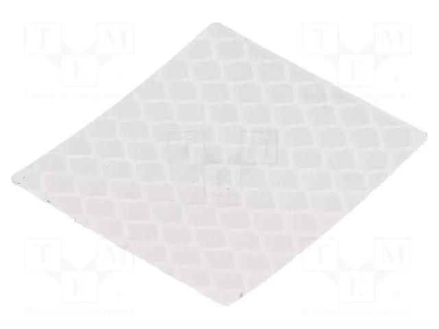 Reflector; 40x35x0.6mm; self-adhesive; E39 OMRON E39-RS2