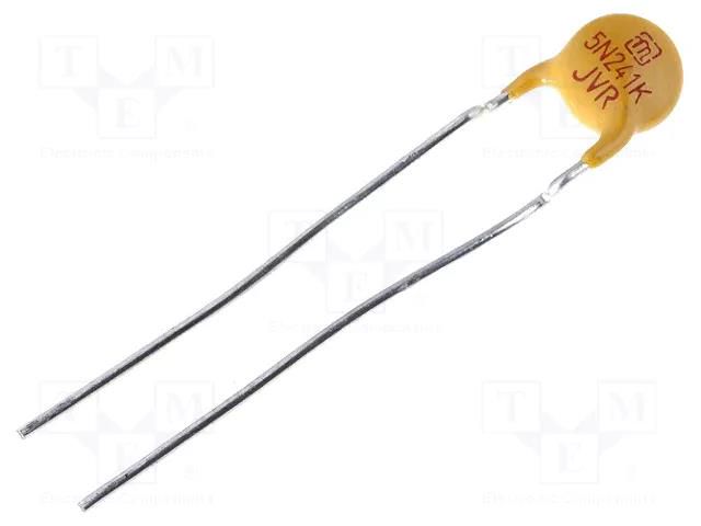 Varistor: metal-oxide; THT; 150VAC; 200VDC; 240V; ±10%; 400A; 8J SR PASSIVES VAR5-150