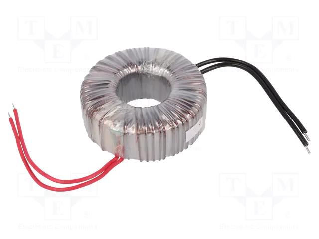 Transformer: toroidal; 160VA; 230VAC; 12V; 13.33A; Leads: cables INDEL TST150W/12V