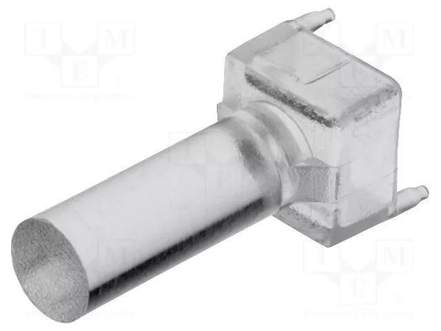 Fiber for LED; Ø3mm; L: 11.43mm; round; Front: flat BIVAR VLP-450-F