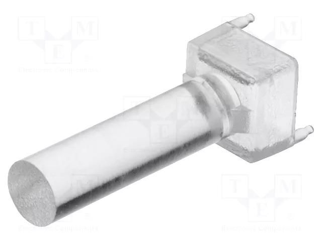Fiber for LED; Ø3mm; L: 13.97mm; round; Front: flat BIVAR VLP-550-F