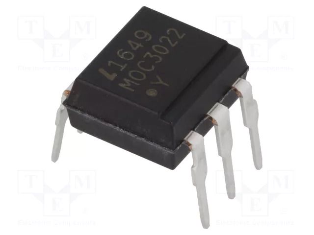 Optotriac; 5kV; Uout: 400V; without zero voltage crossing driver LITEON MOC3022-LIT