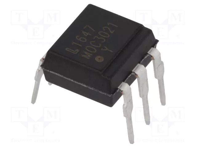Optotriac; 5kV; Uout: 400V; without zero voltage crossing driver LITEON MOC3021-LIT