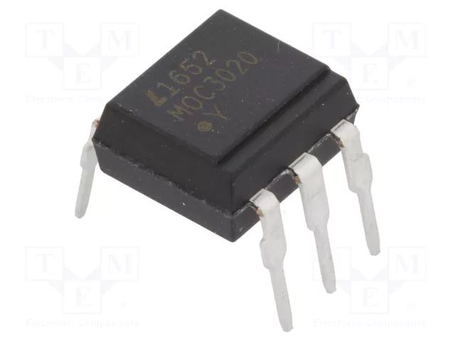Optotriac; 5kV; Uout: 400V; without zero voltage crossing driver LITEON MOC3020-LIT