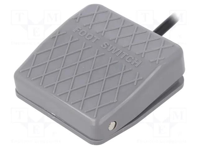 Switch: foot; Stabl.pos: 1; SPDT; 10A/250VAC; IP50; Leads: cables HIGHLY ELECTRIC EFS-D