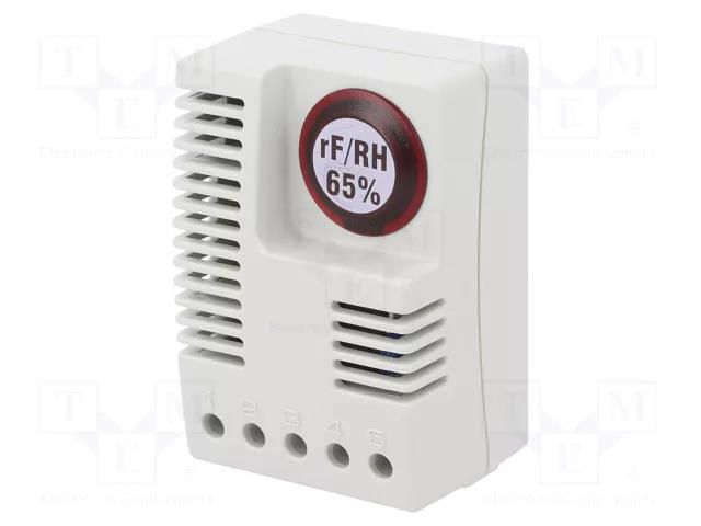Sensor: hygrostat; 65÷65%RH; Usup: 230VAC; OUT: SPDT; 0÷60°C; IP20 STEGO EFR012/65