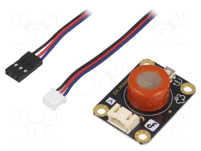 Sensor: gas level; carbon monoxide (CO); analog; 5VDC; MQ-7; Ch: 1 DFROBOT DF-SEN0132