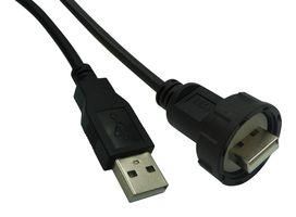 USB CABLE, 2.0 A PLUG-A PLUG, 914.4MM 67U2AC-003-K