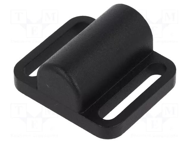 Locator; for spring latches; W: 46mm; zinc alloy; Øhole: 12mm ELESA+GANTER GN416.1-12-46