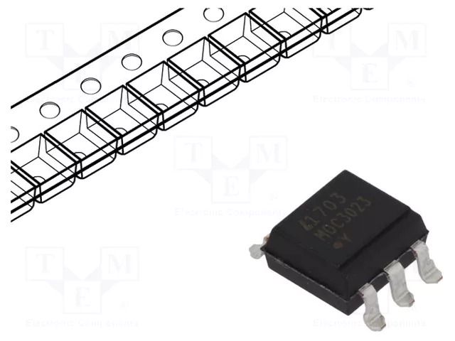 Optotriac; 5kV; Uout: 400V; without zero voltage crossing driver LITEON MOC3023S-TA1