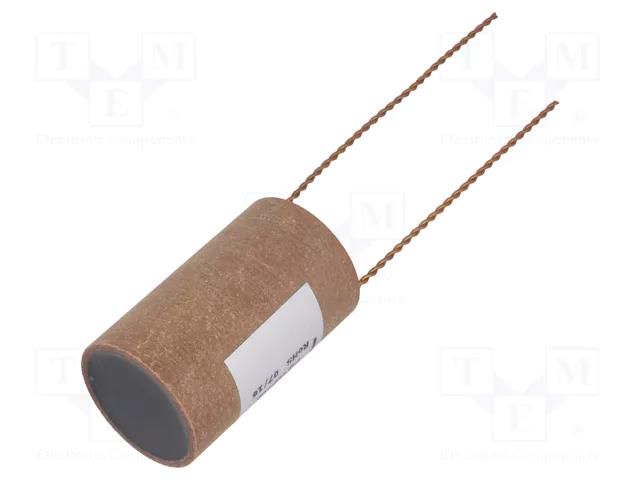 Capacitor: copper-polypropylene-paper; 220nF; 600VDC; ±5%; THT MIFLEX KPCU02-0.22U/600