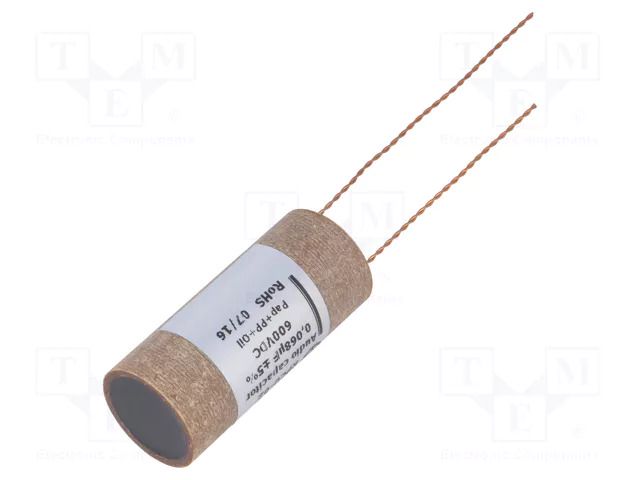 Capacitor: copper-polypropylene-paper; 68nF; 600VDC; ±5%; THT MIFLEX KPCU02-0.068U/600