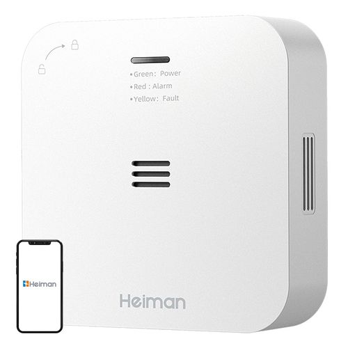 Wireless Alarm CO Heiman HM-720ES-W Interlinked, Heiman HM-720ES-W