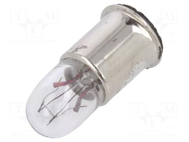 Filament lamp: Midget; SUB-MIDGET; 28VDC; 40mA; Ø: 6mm; L: 15mm BRIGHTMASTER LAMP-ML387