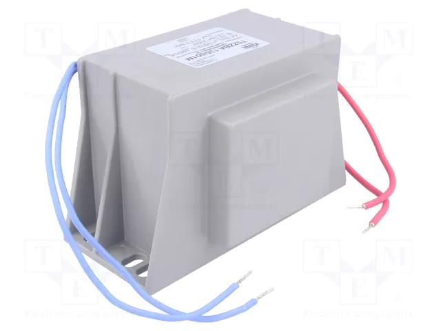 Transformer: mains; 135VA; 230VAC; 17V; 7.94A; Leads: cables; 200mm INDEL TSZZBA135/001M